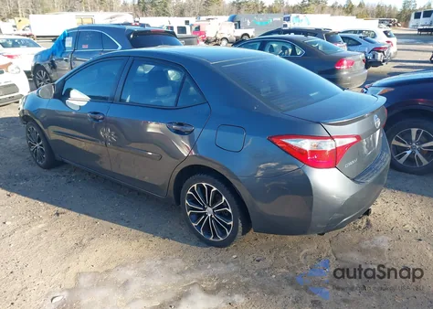 2015 Toyota Corolla S Plus z USA, uszkodzony, nr VIN 2T1BURHE5FC244582